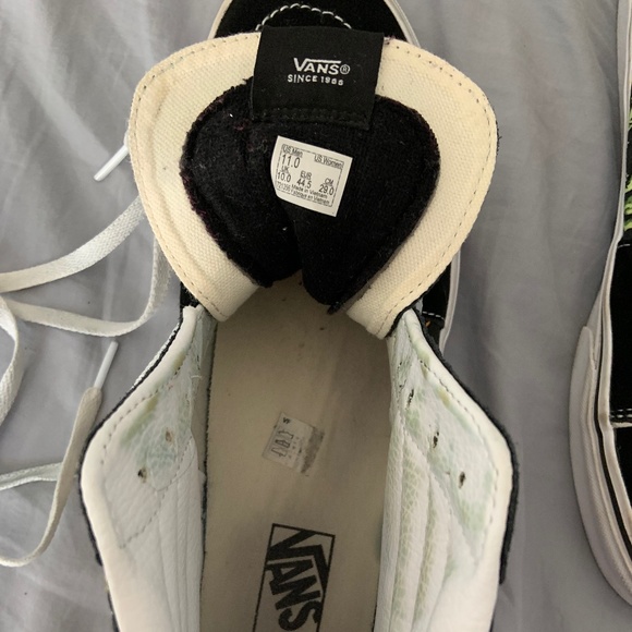 Mens Vans Sk8-Hi Beauty Skull Sneaker sz 11 - Picture 6 of 8